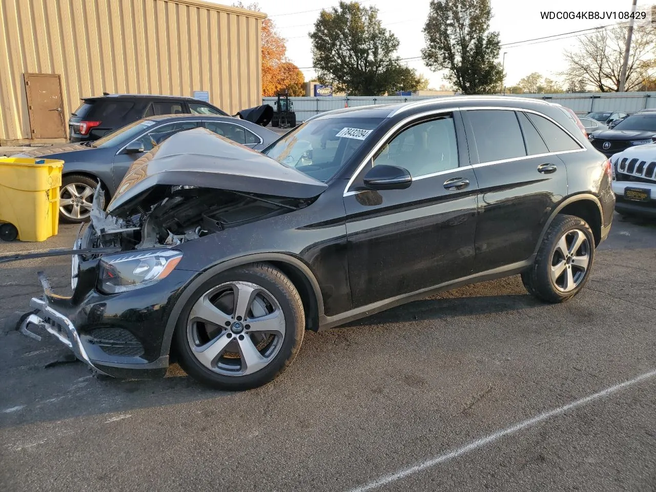 2018 Mercedes-Benz Glc 300 4Matic VIN: WDC0G4KB8JV108429 Lot: 78432094