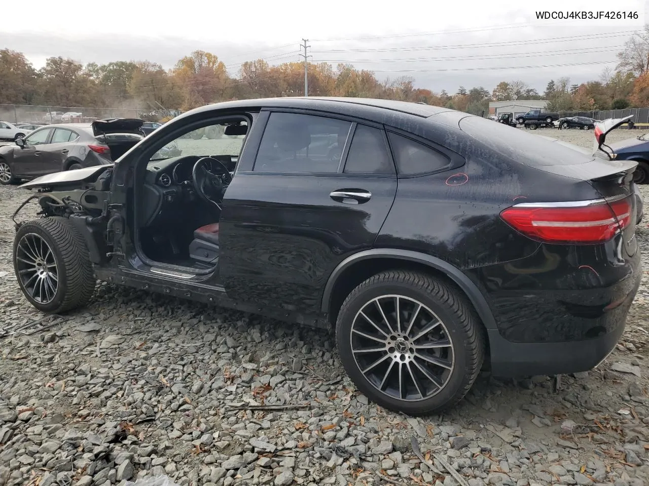 2018 Mercedes-Benz Glc Coupe 300 4Matic VIN: WDC0J4KB3JF426146 Lot: 78640534