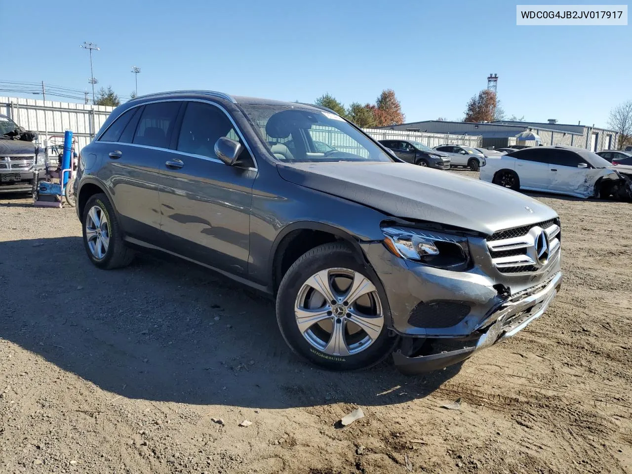 2018 Mercedes-Benz Glc 300 VIN: WDC0G4JB2JV017917 Lot: 78774474