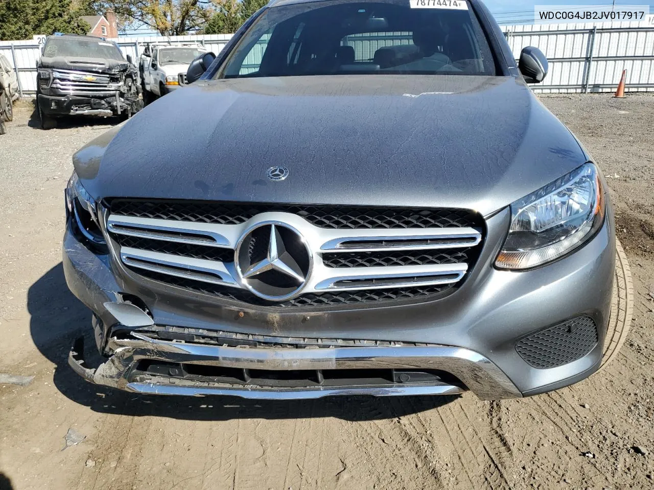 2018 Mercedes-Benz Glc 300 VIN: WDC0G4JB2JV017917 Lot: 78774474