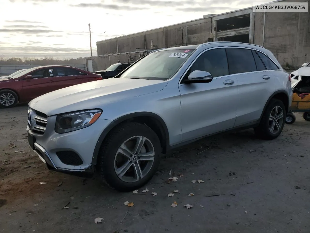 2018 Mercedes-Benz Glc 300 4Matic VIN: WDC0G4KB3JV068759 Lot: 78866334