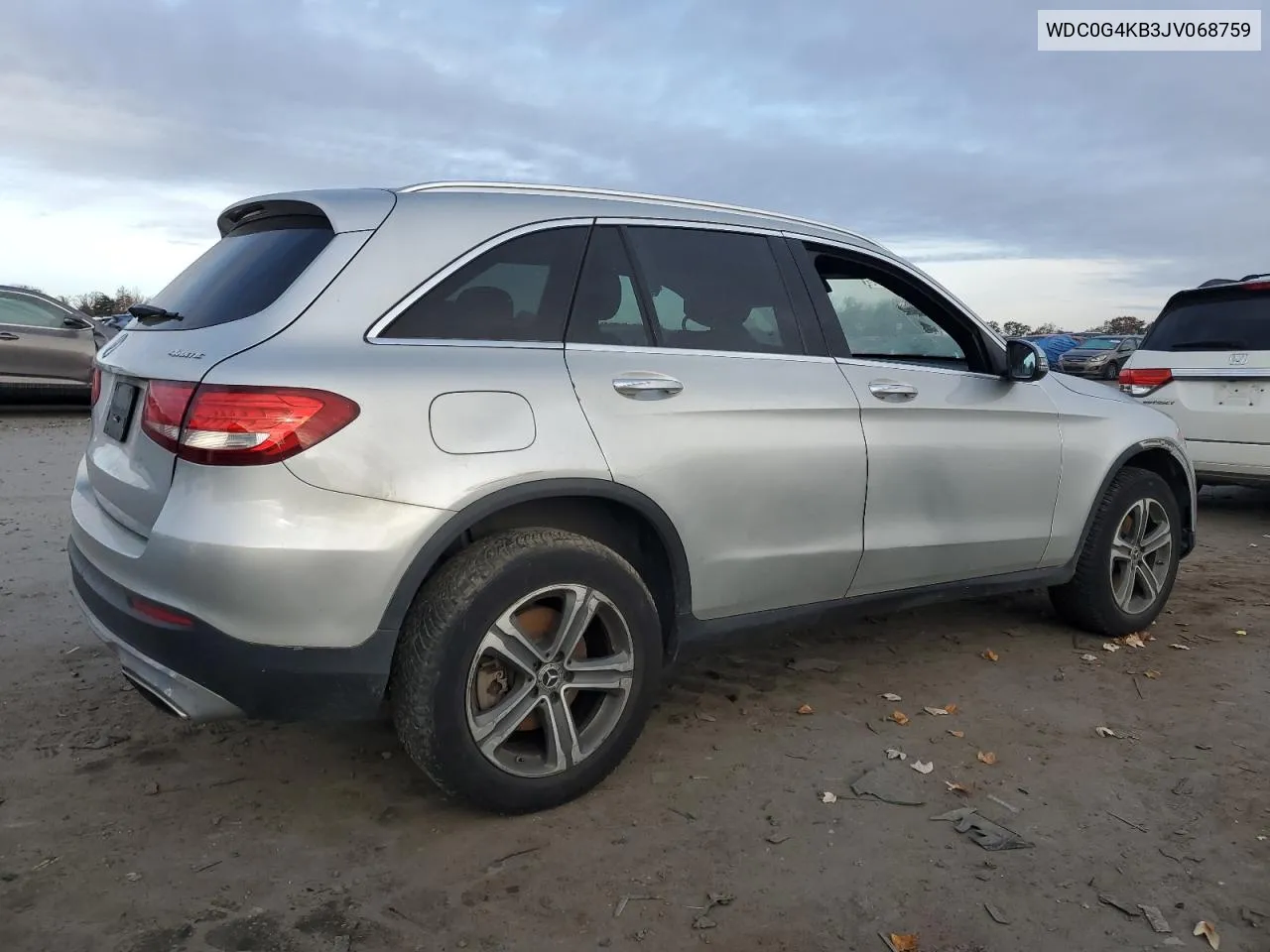 2018 Mercedes-Benz Glc 300 4Matic VIN: WDC0G4KB3JV068759 Lot: 78866334