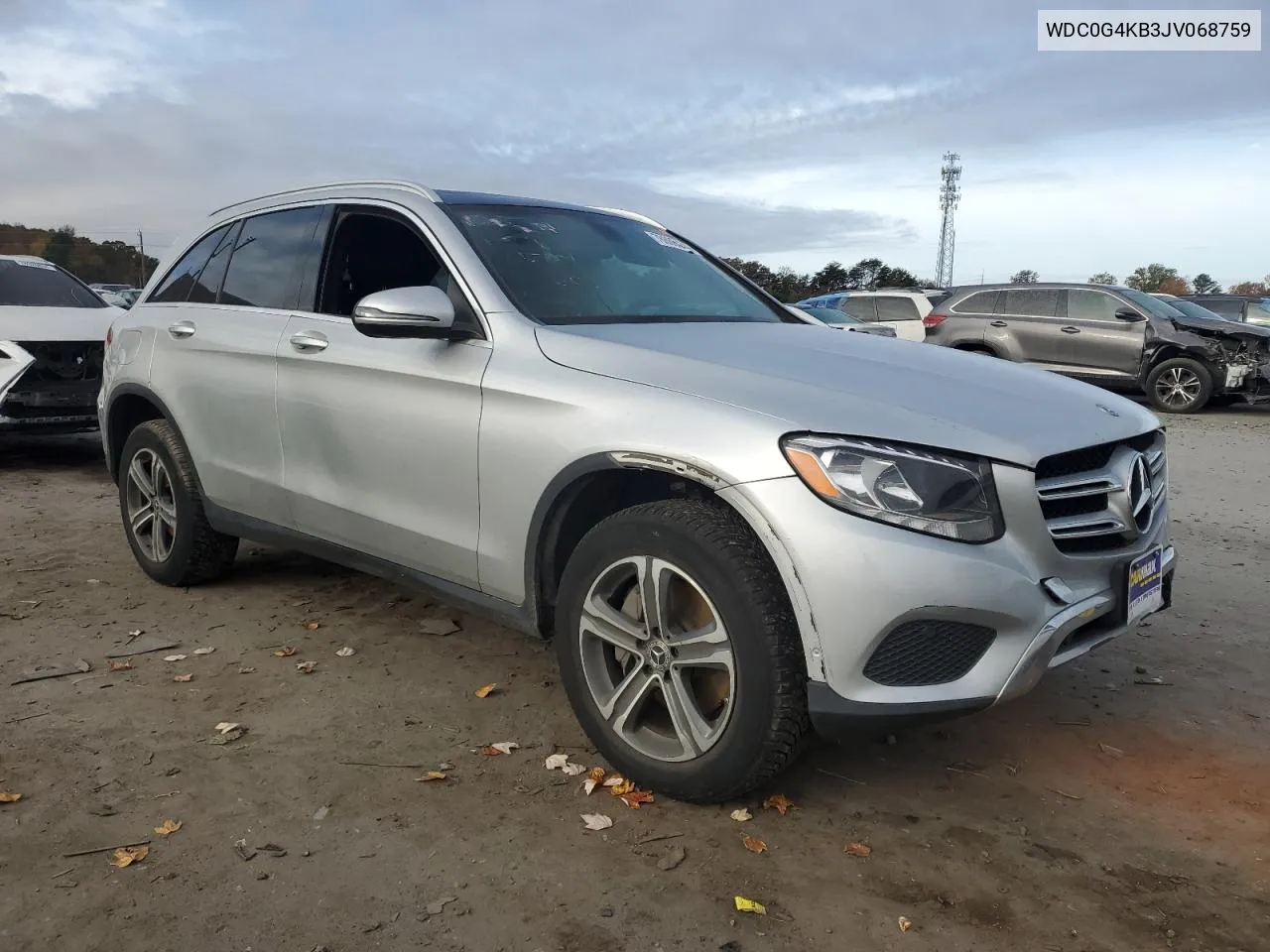 2018 Mercedes-Benz Glc 300 4Matic VIN: WDC0G4KB3JV068759 Lot: 78866334