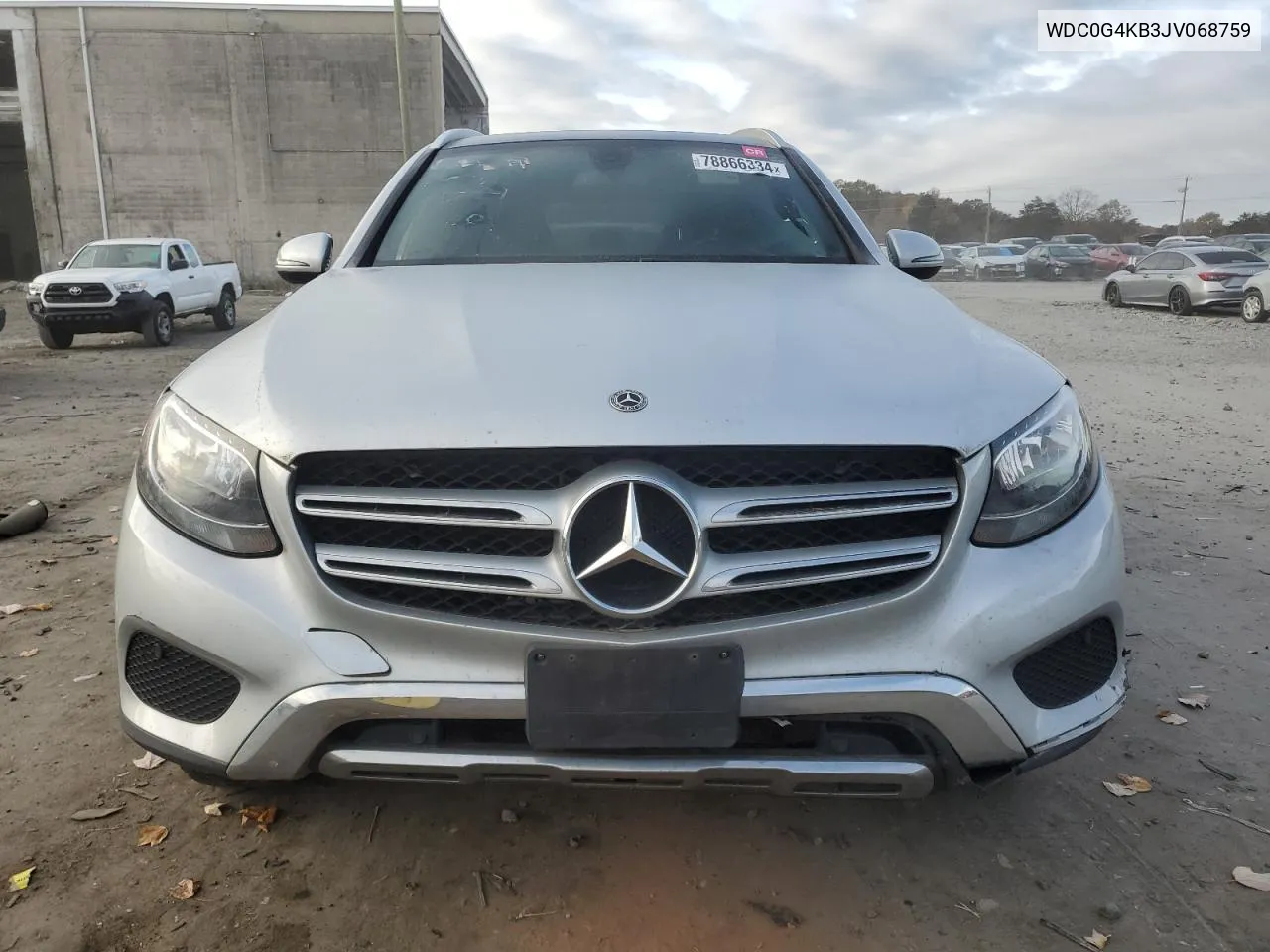 2018 Mercedes-Benz Glc 300 4Matic VIN: WDC0G4KB3JV068759 Lot: 78866334