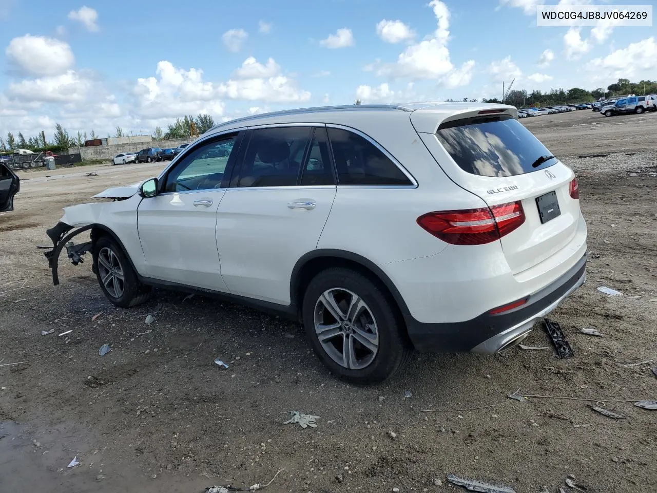 2018 Mercedes-Benz Glc 300 VIN: WDC0G4JB8JV064269 Lot: 80091204