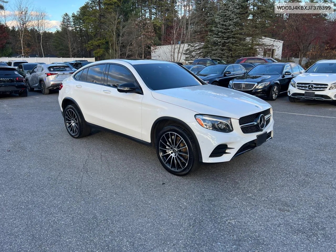 2018 Mercedes-Benz Glc Coupe 300 4Matic VIN: WDC0J4KBXJF378399 Lot: 80585664