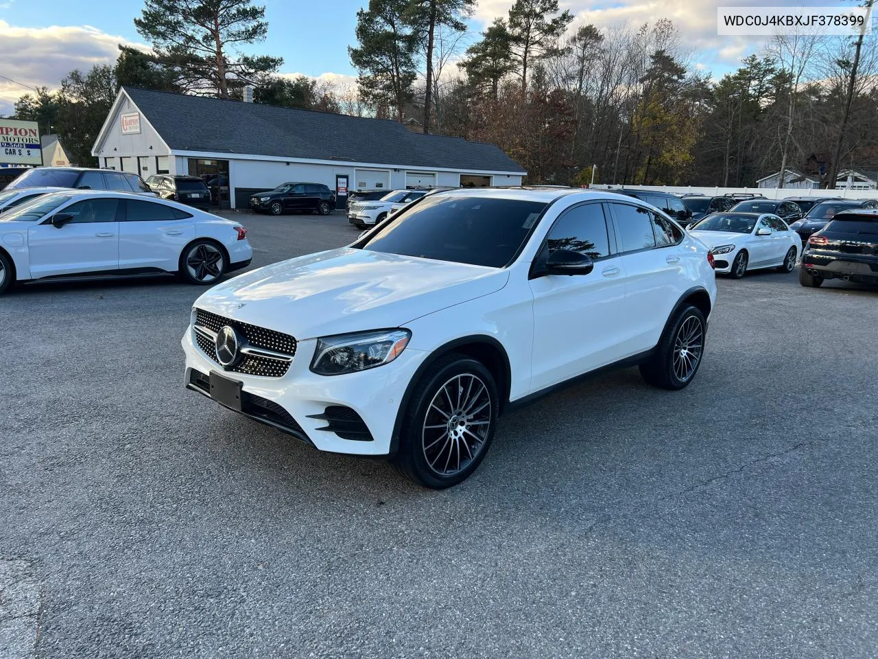 2018 Mercedes-Benz Glc Coupe 300 4Matic VIN: WDC0J4KBXJF378399 Lot: 80585664