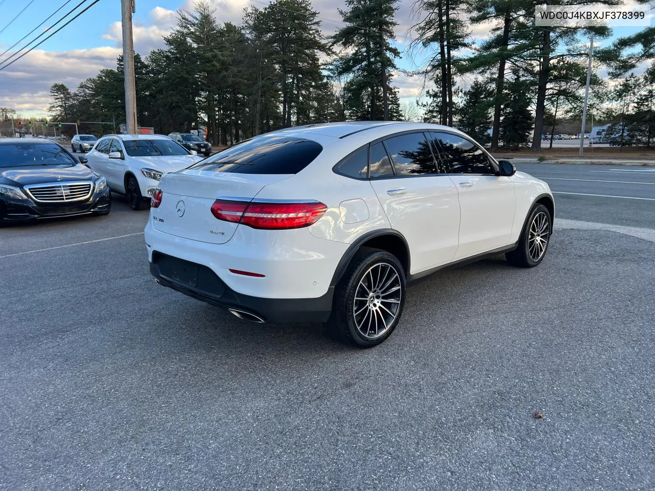 2018 Mercedes-Benz Glc Coupe 300 4Matic VIN: WDC0J4KBXJF378399 Lot: 80585664