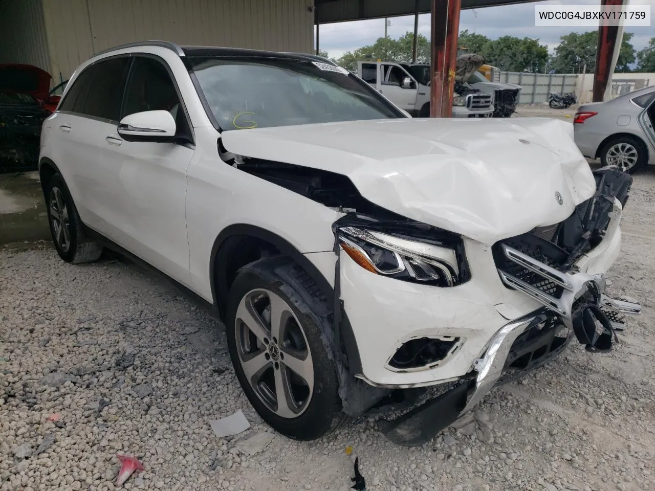 2019 Mercedes-Benz Glc 300 VIN: WDC0G4JBXKV171759 Lot: 52433042