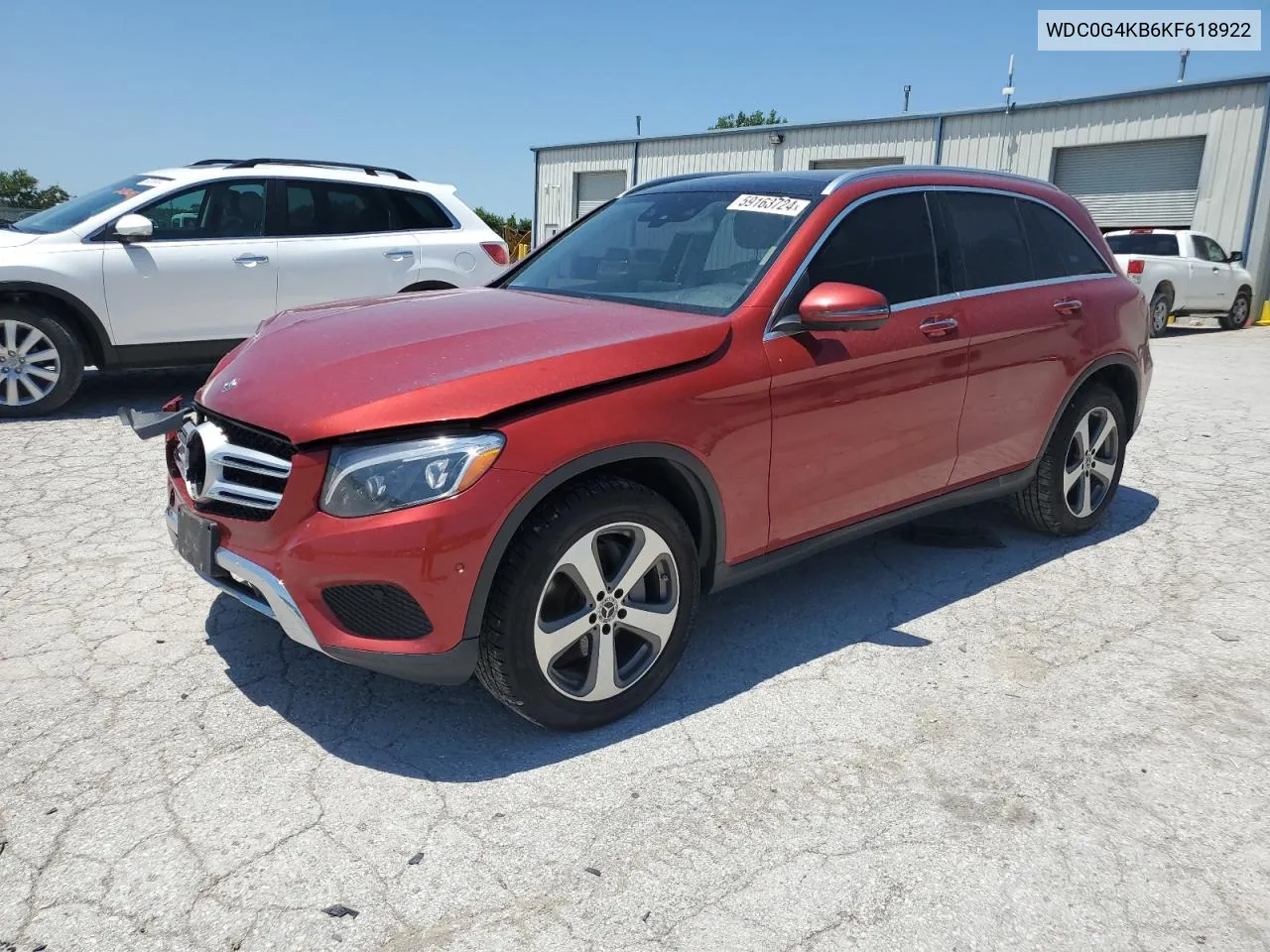 2019 Mercedes-Benz Glc 300 4Matic VIN: WDC0G4KB6KF618922 Lot: 59163724