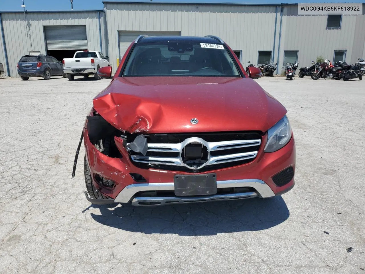 2019 Mercedes-Benz Glc 300 4Matic VIN: WDC0G4KB6KF618922 Lot: 59163724