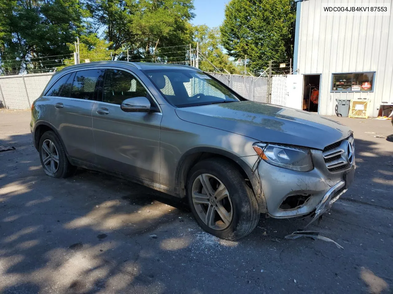 2019 Mercedes-Benz Glc 300 VIN: WDC0G4JB4KV187553 Lot: 59955704