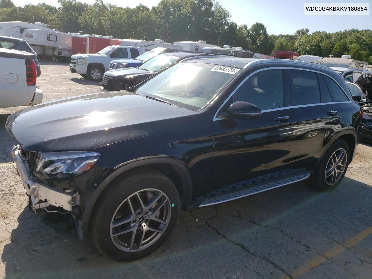 2019 Mercedes-Benz Glc 300 4Matic VIN: WDC0G4KBXKV180864 Lot: 60645774