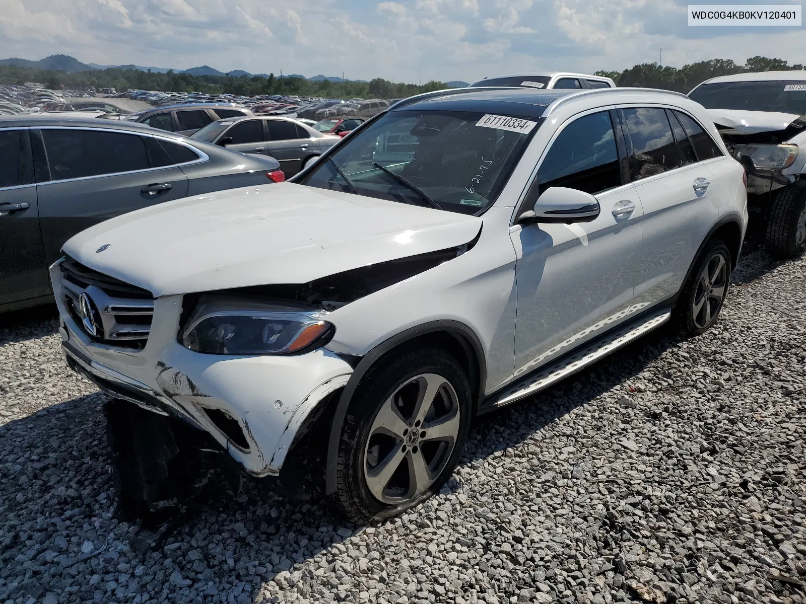 2019 Mercedes-Benz Glc 300 4Matic VIN: WDC0G4KB0KV120401 Lot: 61110334