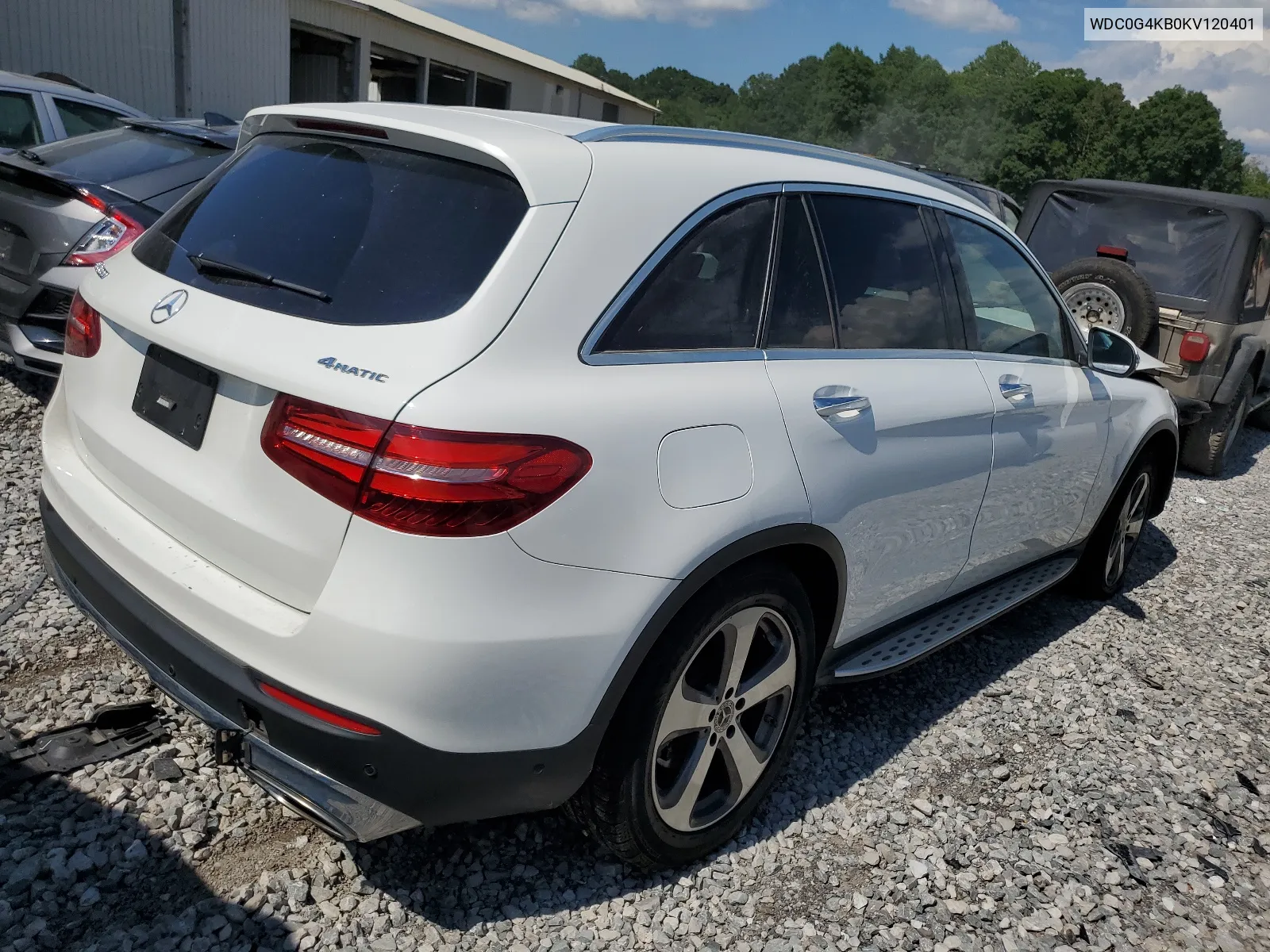 2019 Mercedes-Benz Glc 300 4Matic VIN: WDC0G4KB0KV120401 Lot: 61110334