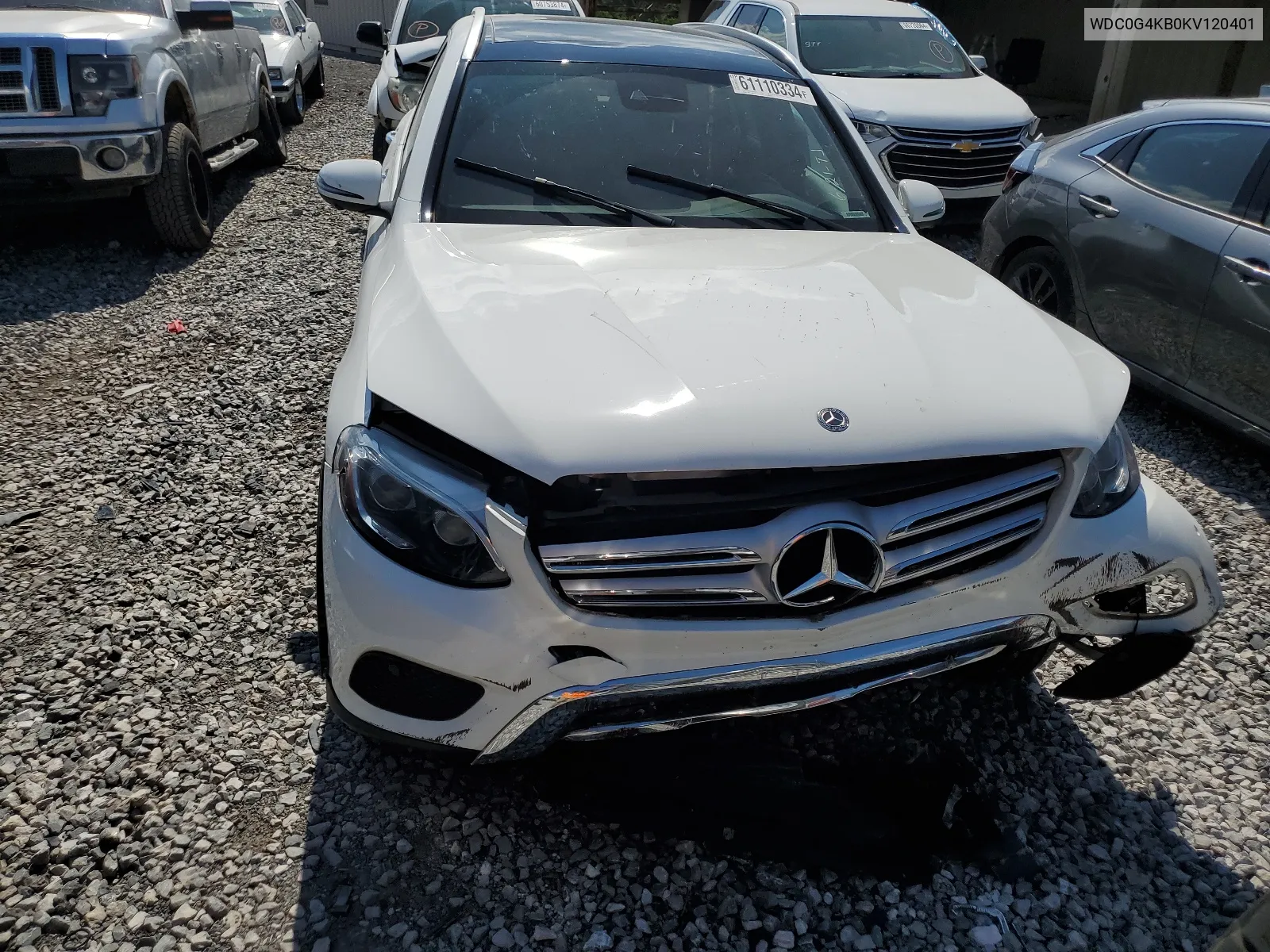 2019 Mercedes-Benz Glc 300 4Matic VIN: WDC0G4KB0KV120401 Lot: 61110334