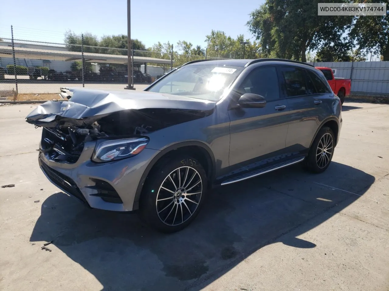 2019 Mercedes-Benz Glc 300 4Matic VIN: WDC0G4KB3KV174744 Lot: 61691334