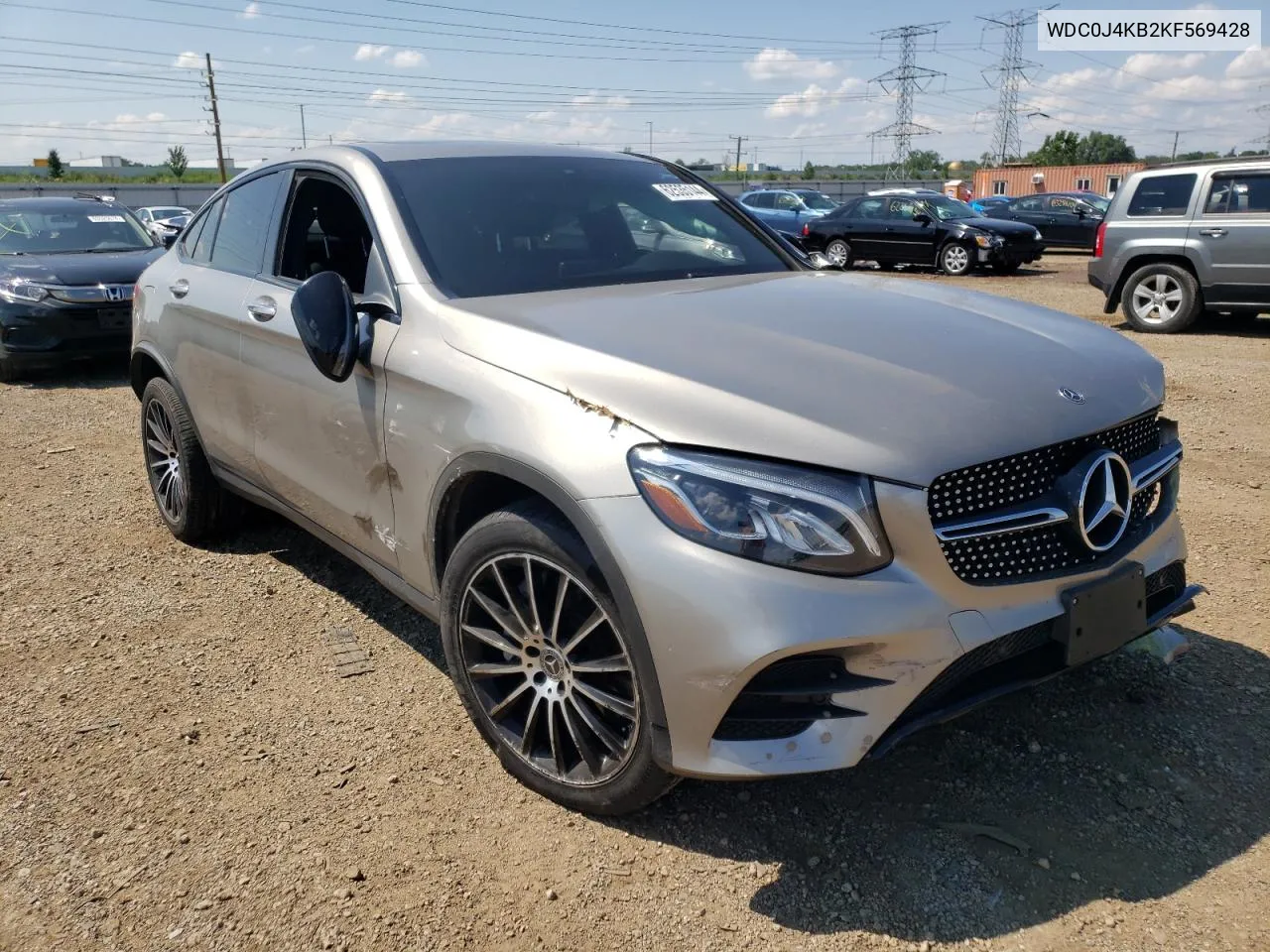 2019 Mercedes-Benz Glc Coupe 300 4Matic VIN: WDC0J4KB2KF569428 Lot: 62535144