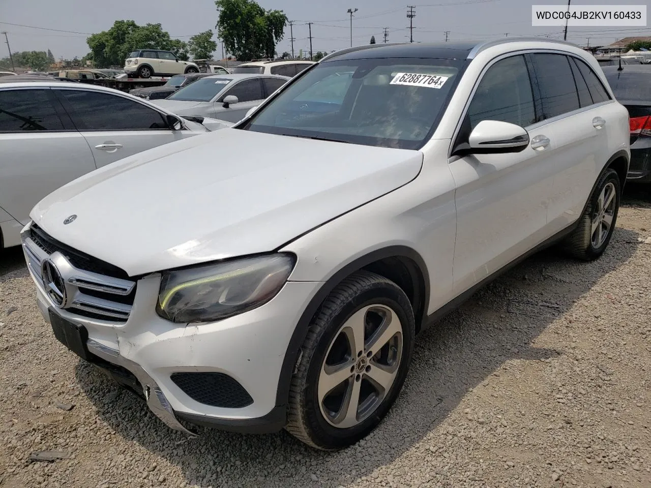 2019 Mercedes-Benz Glc 300 VIN: WDC0G4JB2KV160433 Lot: 62887764