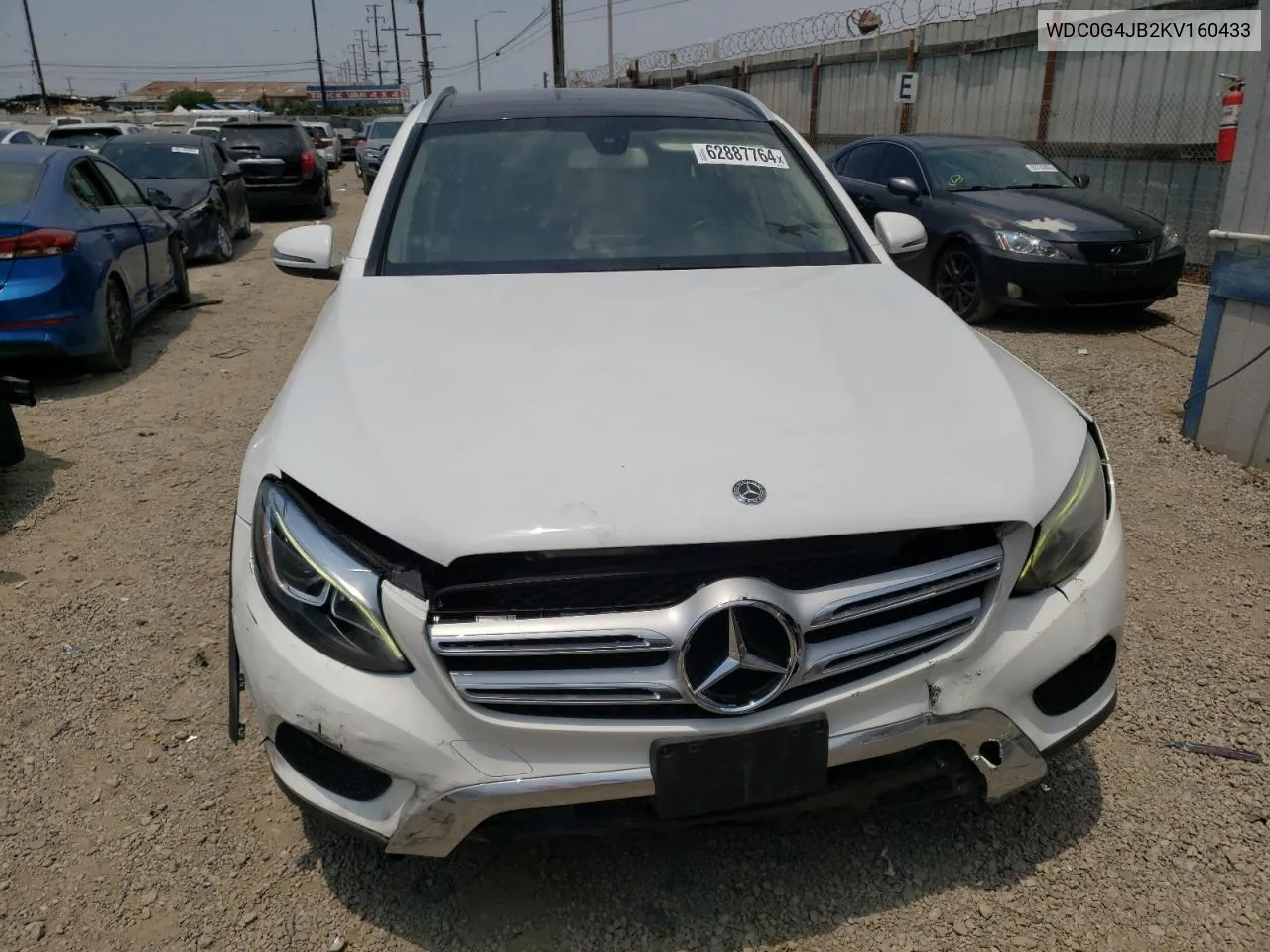 2019 Mercedes-Benz Glc 300 VIN: WDC0G4JB2KV160433 Lot: 62887764