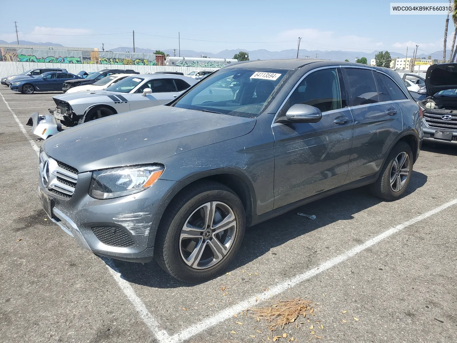 2019 Mercedes-Benz Glc 300 4Matic VIN: WDC0G4KB9KF660310 Lot: 64113594