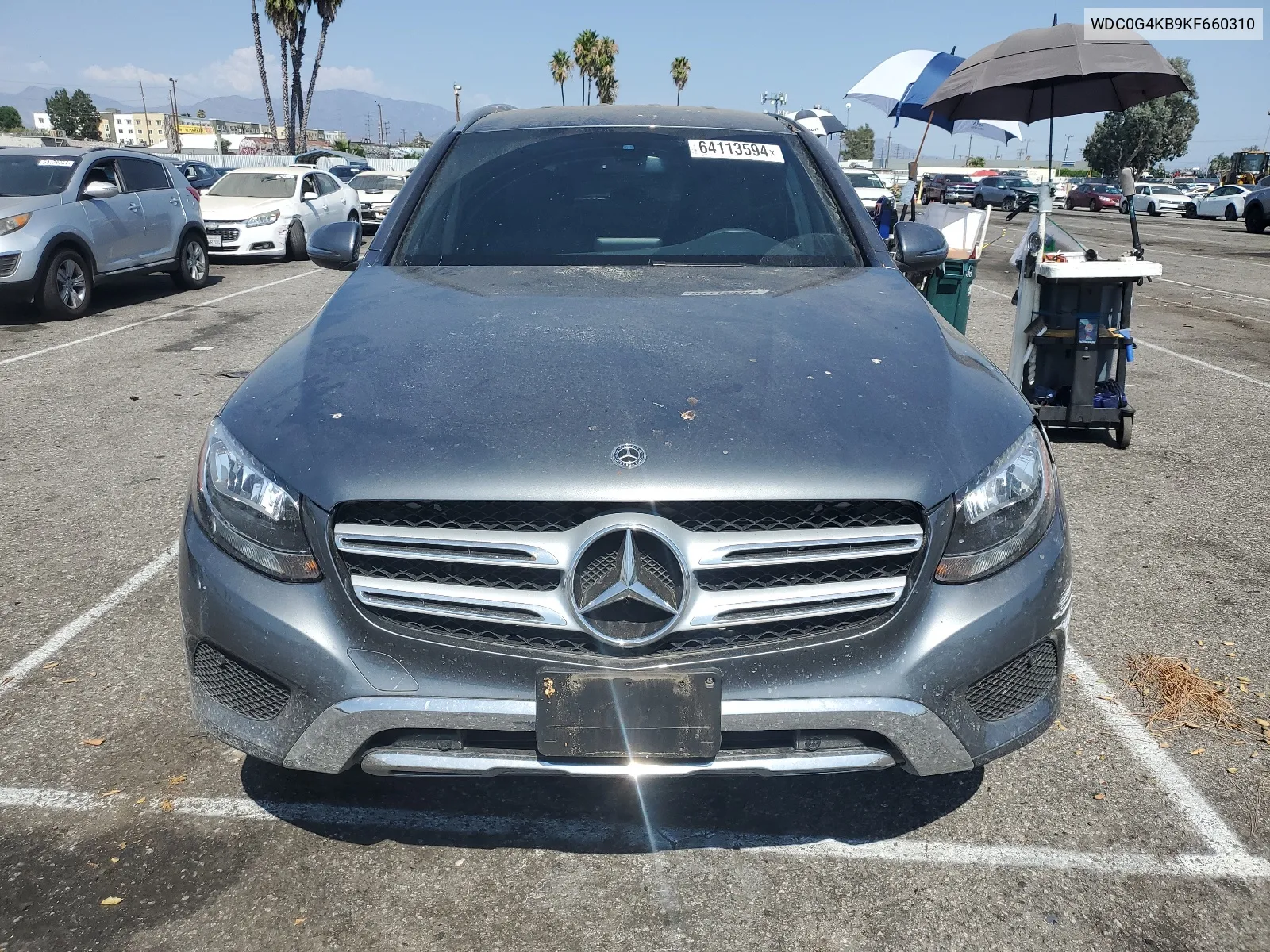 2019 Mercedes-Benz Glc 300 4Matic VIN: WDC0G4KB9KF660310 Lot: 64113594