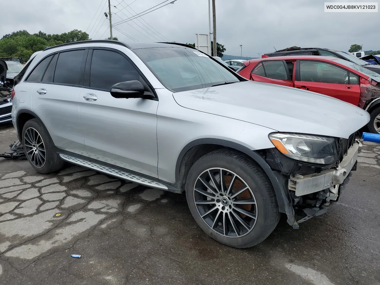 2019 Mercedes-Benz Glc 300 VIN: WDC0G4JB8KV121023 Lot: 64154324