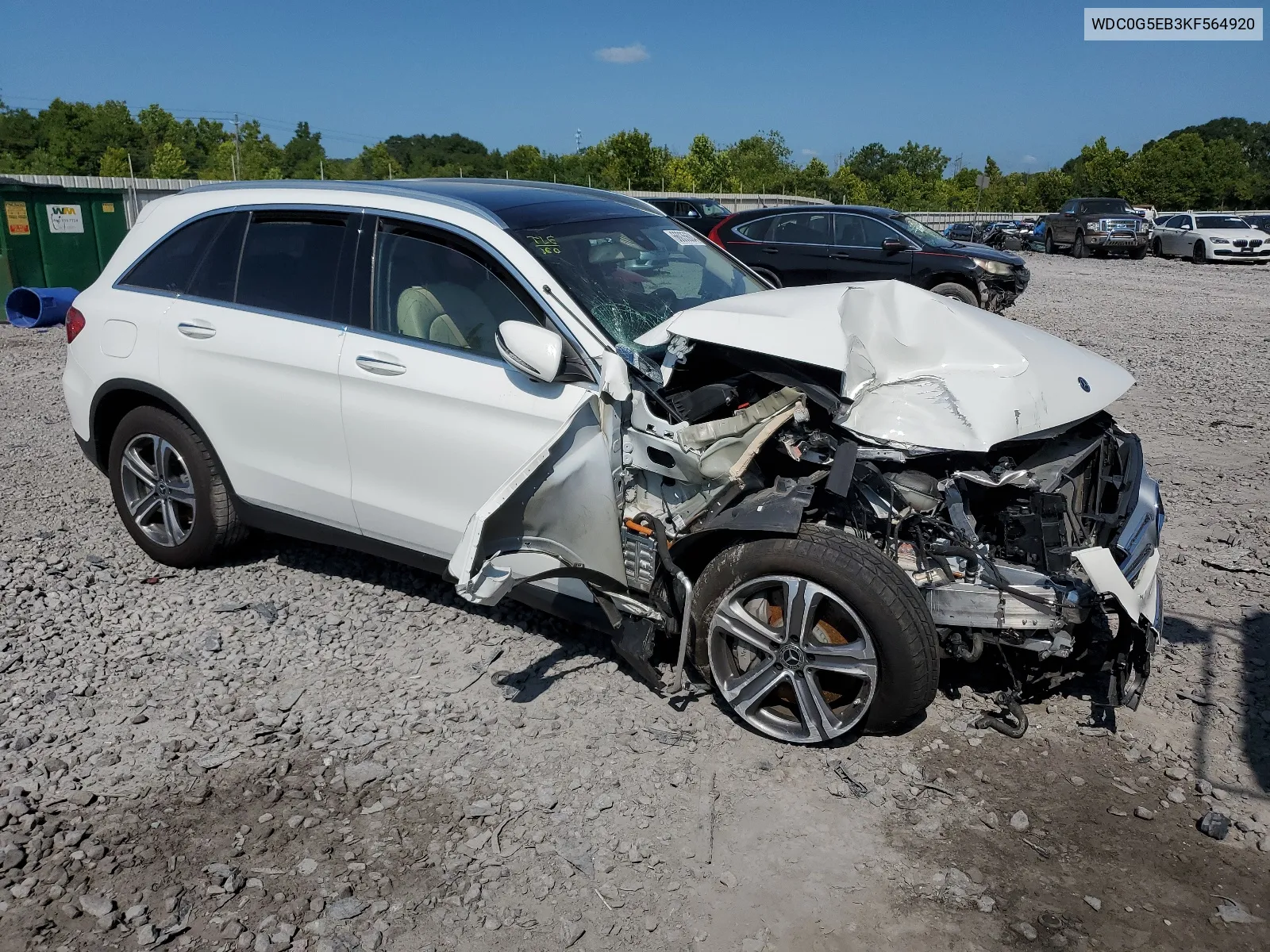 2019 Mercedes-Benz Glc 350E VIN: WDC0G5EB3KF564920 Lot: 66035604