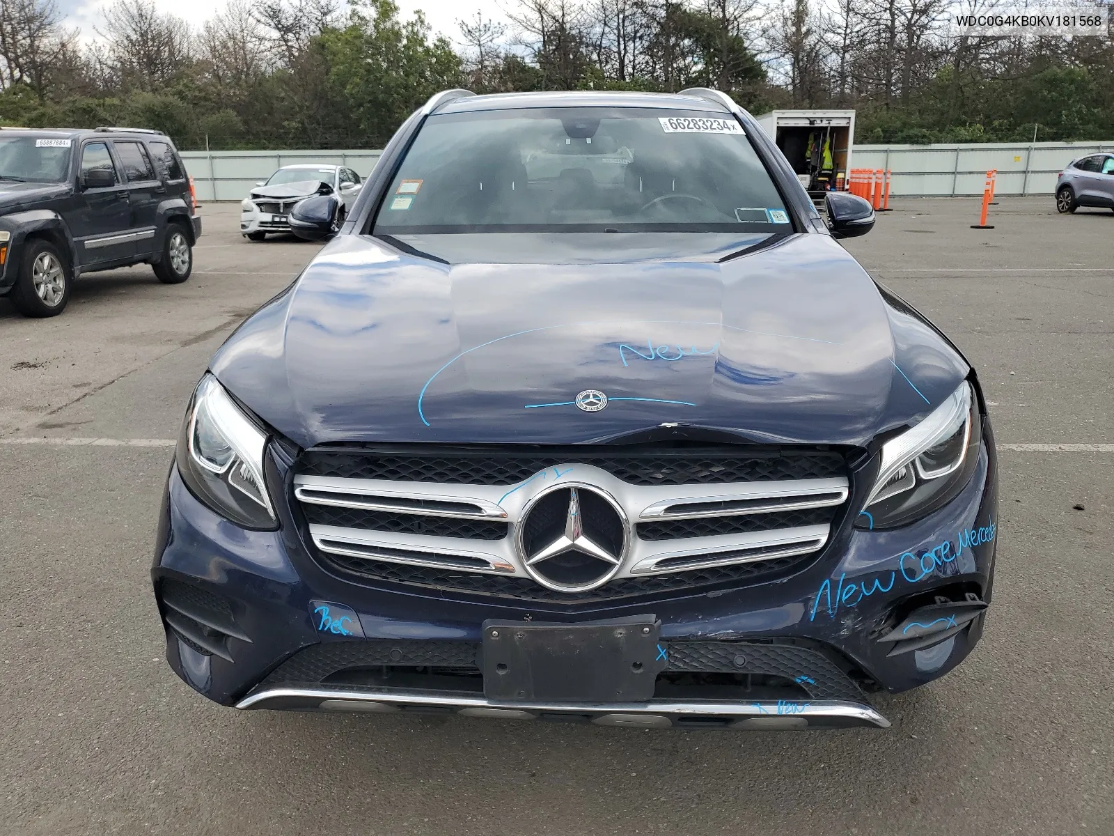 2019 Mercedes-Benz Glc 300 4Matic VIN: WDC0G4KB0KV181568 Lot: 66283234