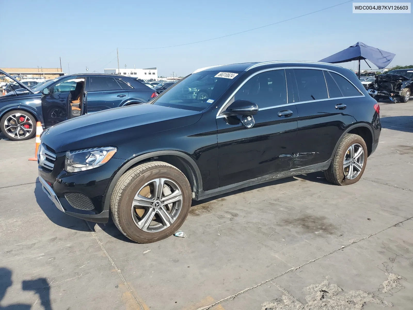 2019 Mercedes-Benz Glc 300 VIN: WDC0G4JB7KV126603 Lot: 66310624