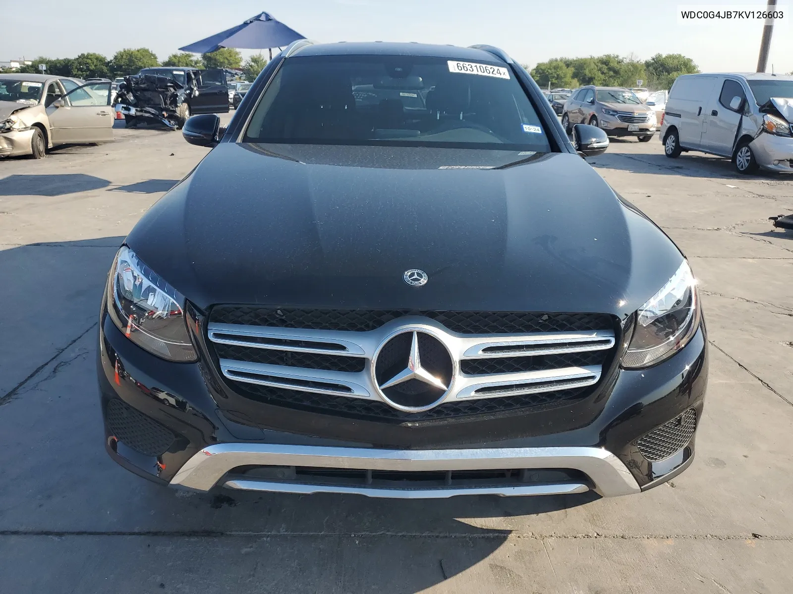 2019 Mercedes-Benz Glc 300 VIN: WDC0G4JB7KV126603 Lot: 66310624