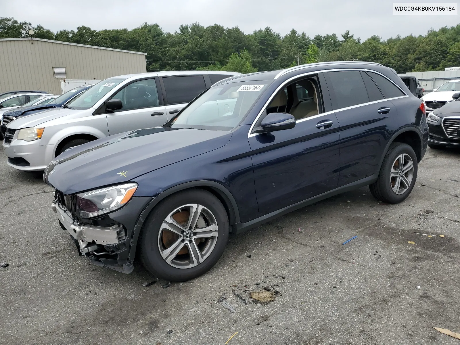 2019 Mercedes-Benz Glc 300 4Matic VIN: WDC0G4KB0KV156184 Lot: 66657164