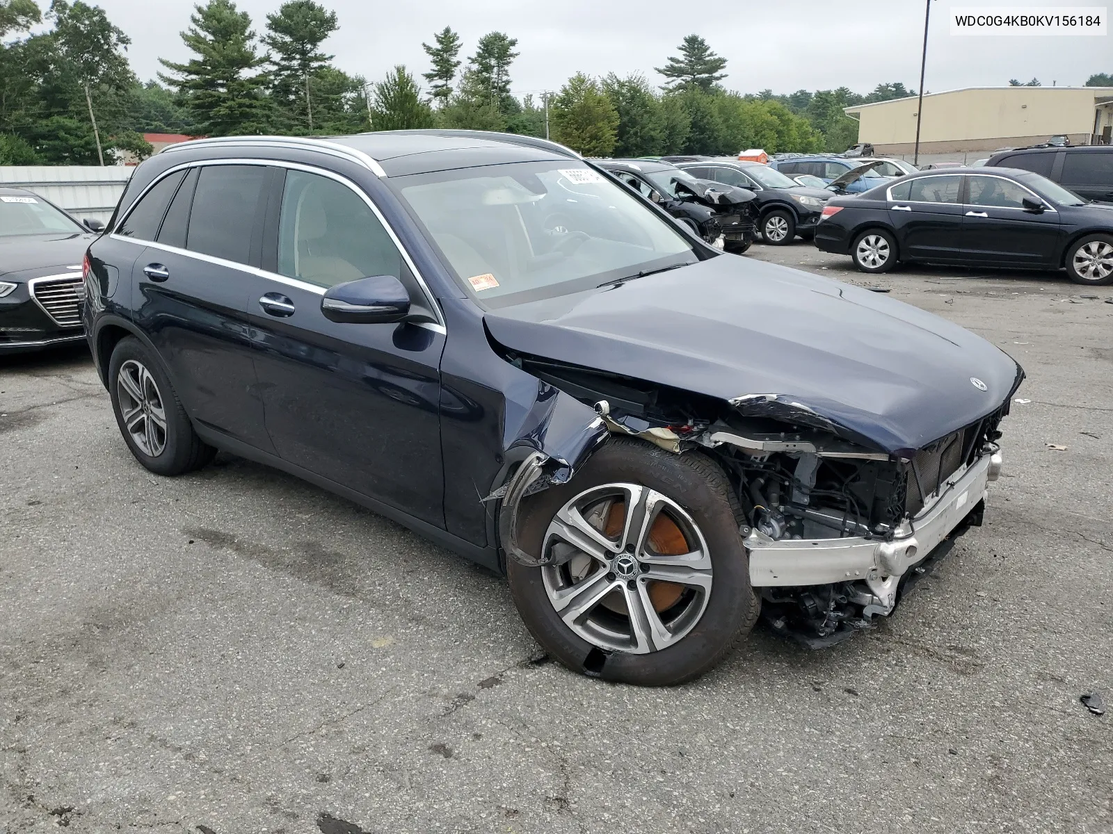 2019 Mercedes-Benz Glc 300 4Matic VIN: WDC0G4KB0KV156184 Lot: 66657164