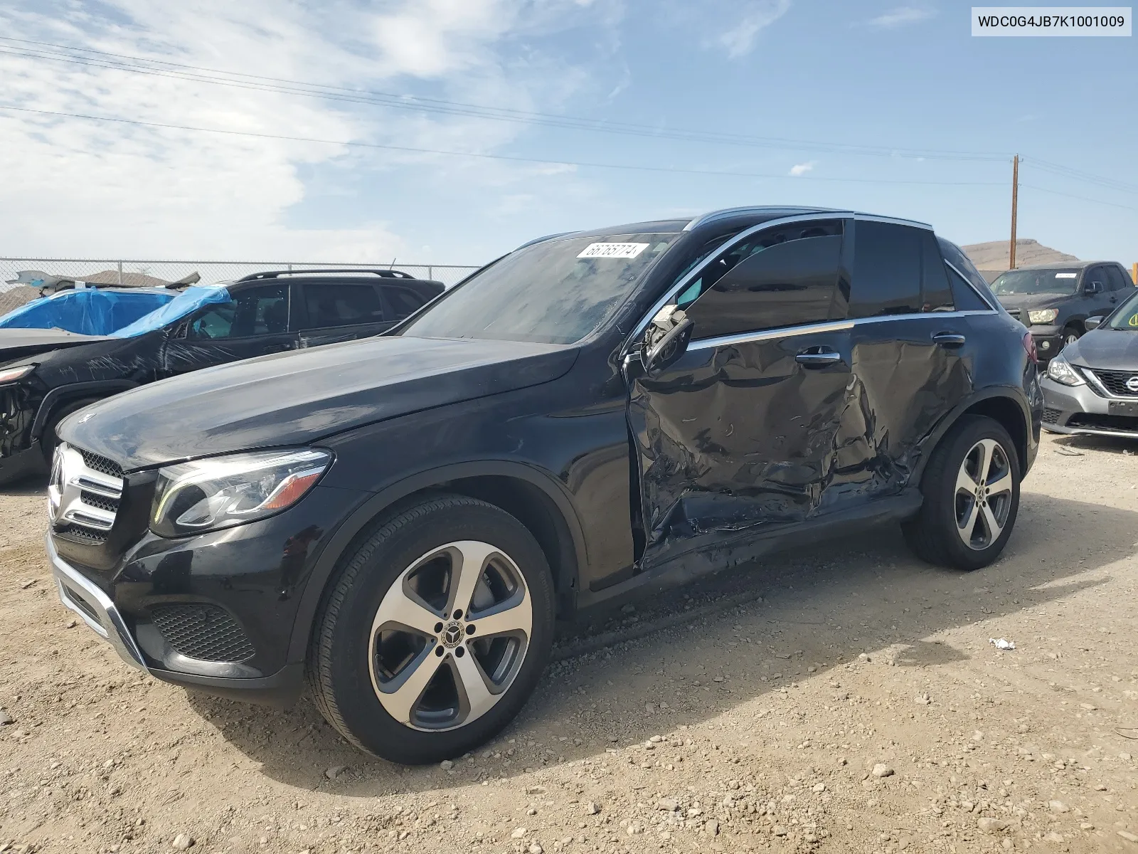 2019 Mercedes-Benz Glc 300 VIN: WDC0G4JB7K1001009 Lot: 66765774