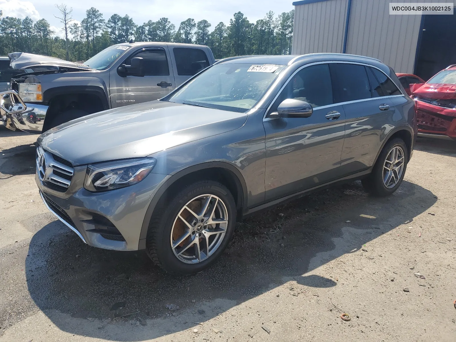 2019 Mercedes-Benz Glc 300 VIN: WDC0G4JB3K1002125 Lot: 67361974