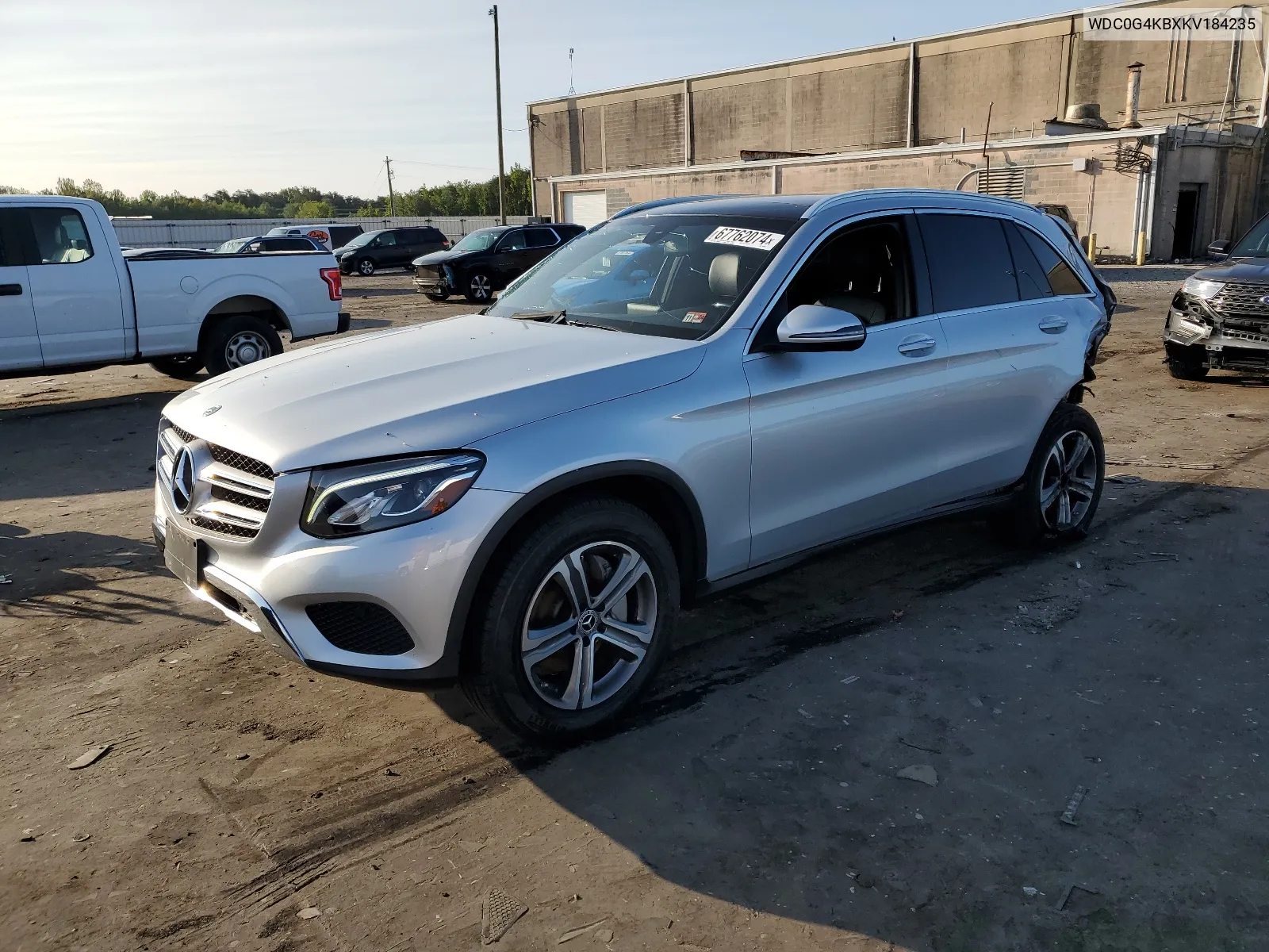 2019 Mercedes-Benz Glc 300 4Matic VIN: WDC0G4KBXKV184235 Lot: 67762074