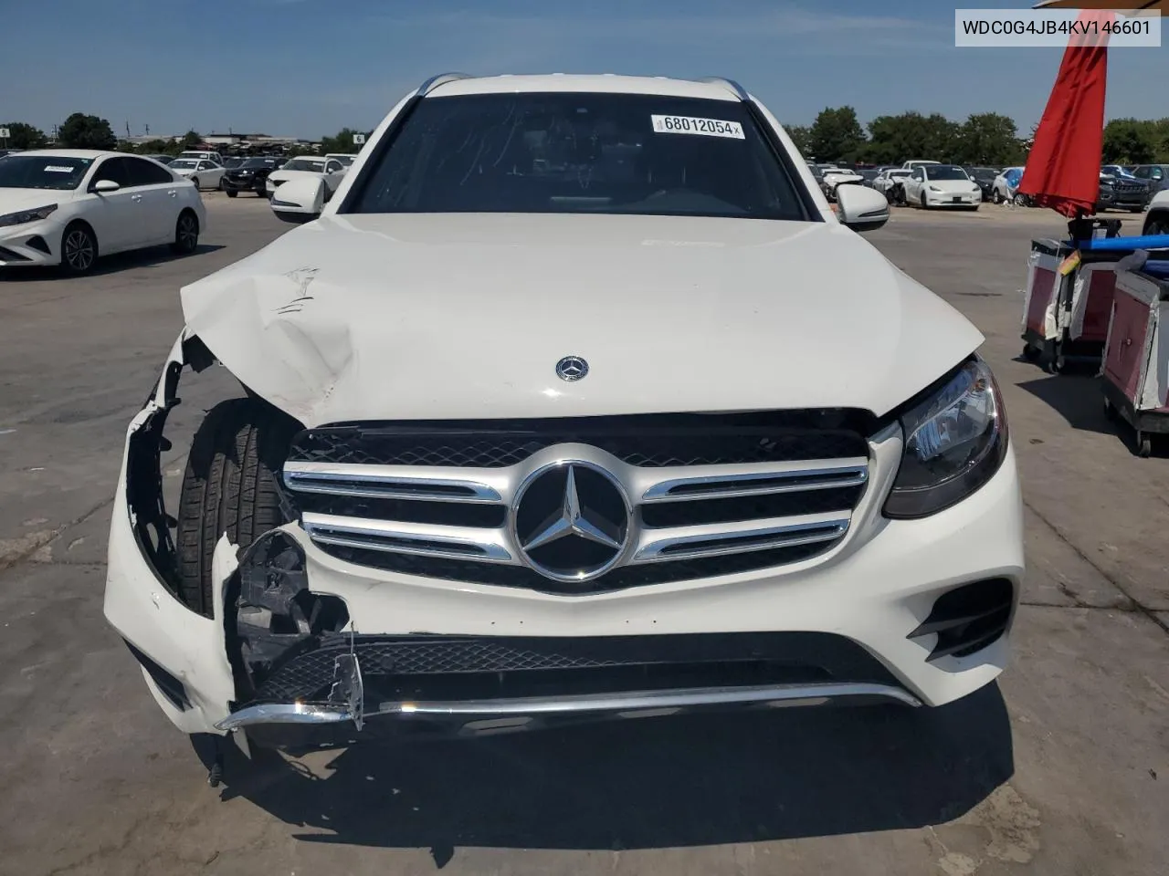 2019 Mercedes-Benz Glc 300 VIN: WDC0G4JB4KV146601 Lot: 68012054