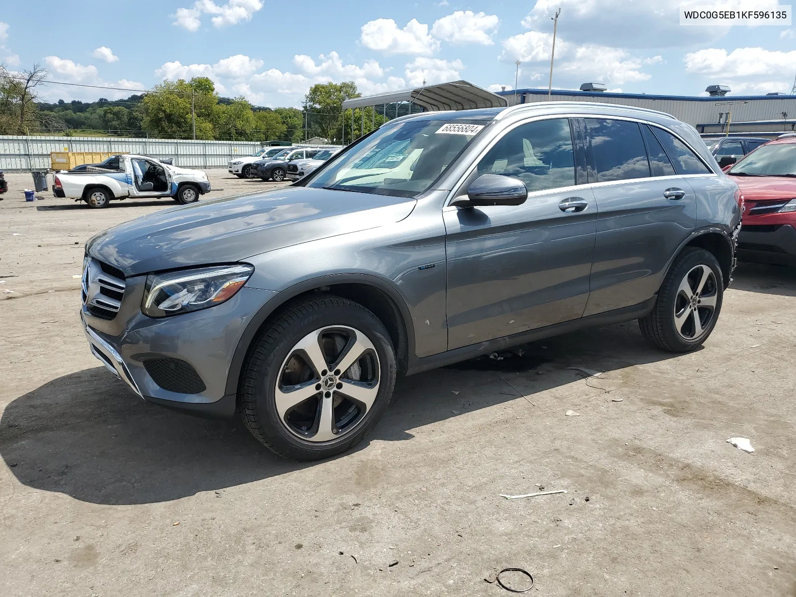 2019 Mercedes-Benz Glc 350E VIN: WDC0G5EB1KF596135 Lot: 68556804