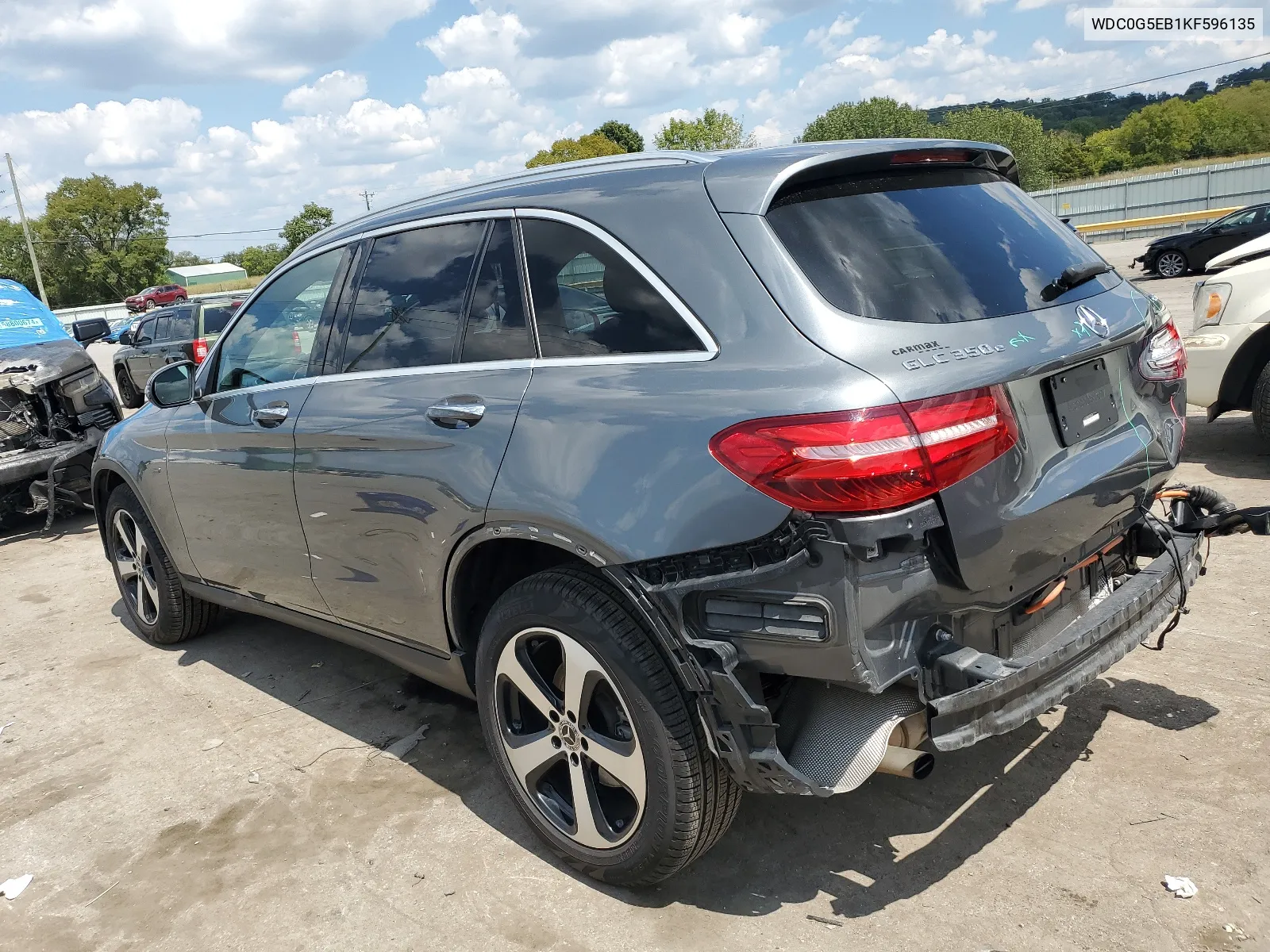 2019 Mercedes-Benz Glc 350E VIN: WDC0G5EB1KF596135 Lot: 68556804