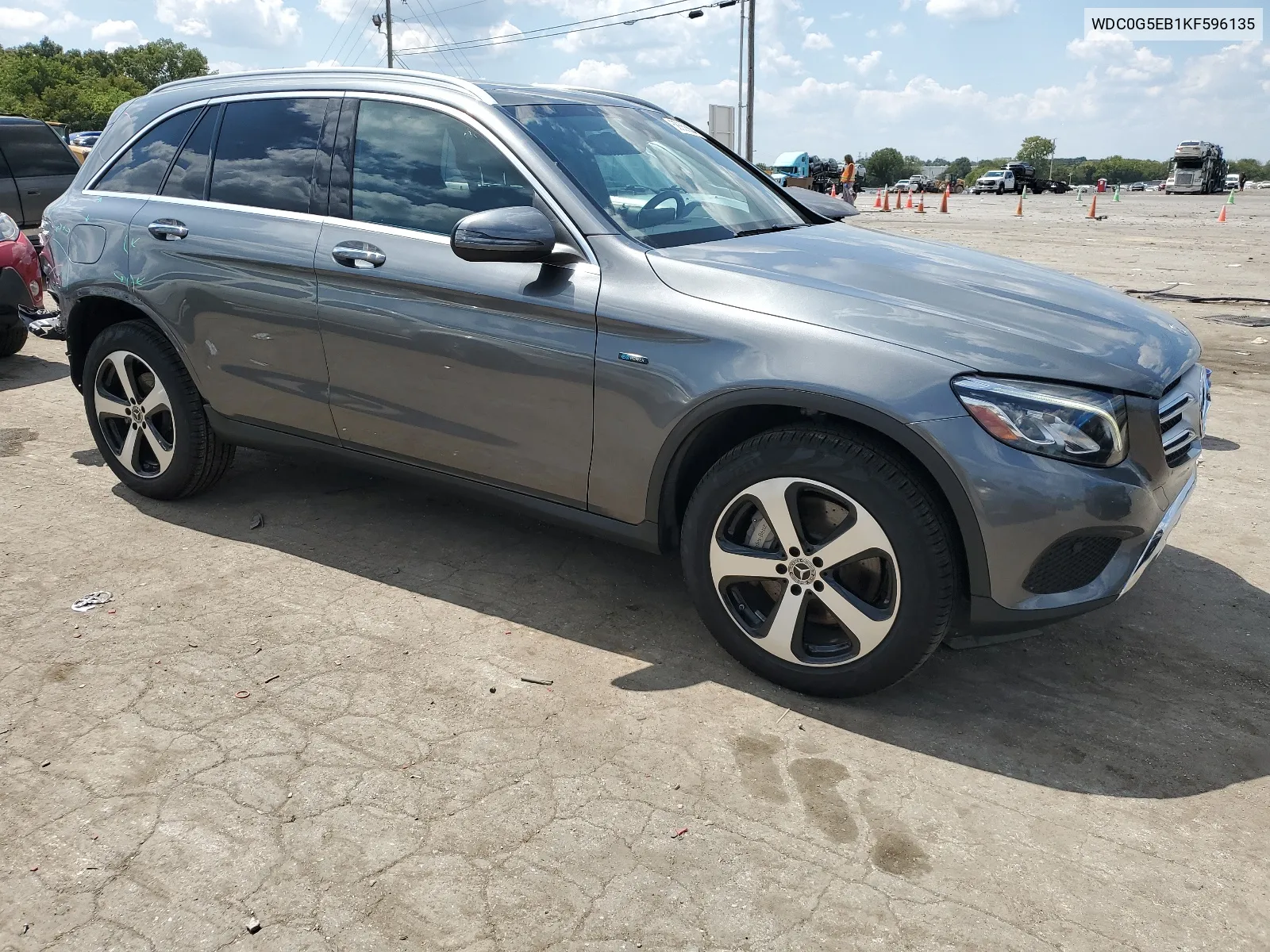 2019 Mercedes-Benz Glc 350E VIN: WDC0G5EB1KF596135 Lot: 68556804