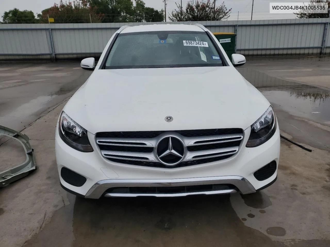 2019 Mercedes-Benz Glc 300 VIN: WDC0G4JB4K1005535 Lot: 69873424