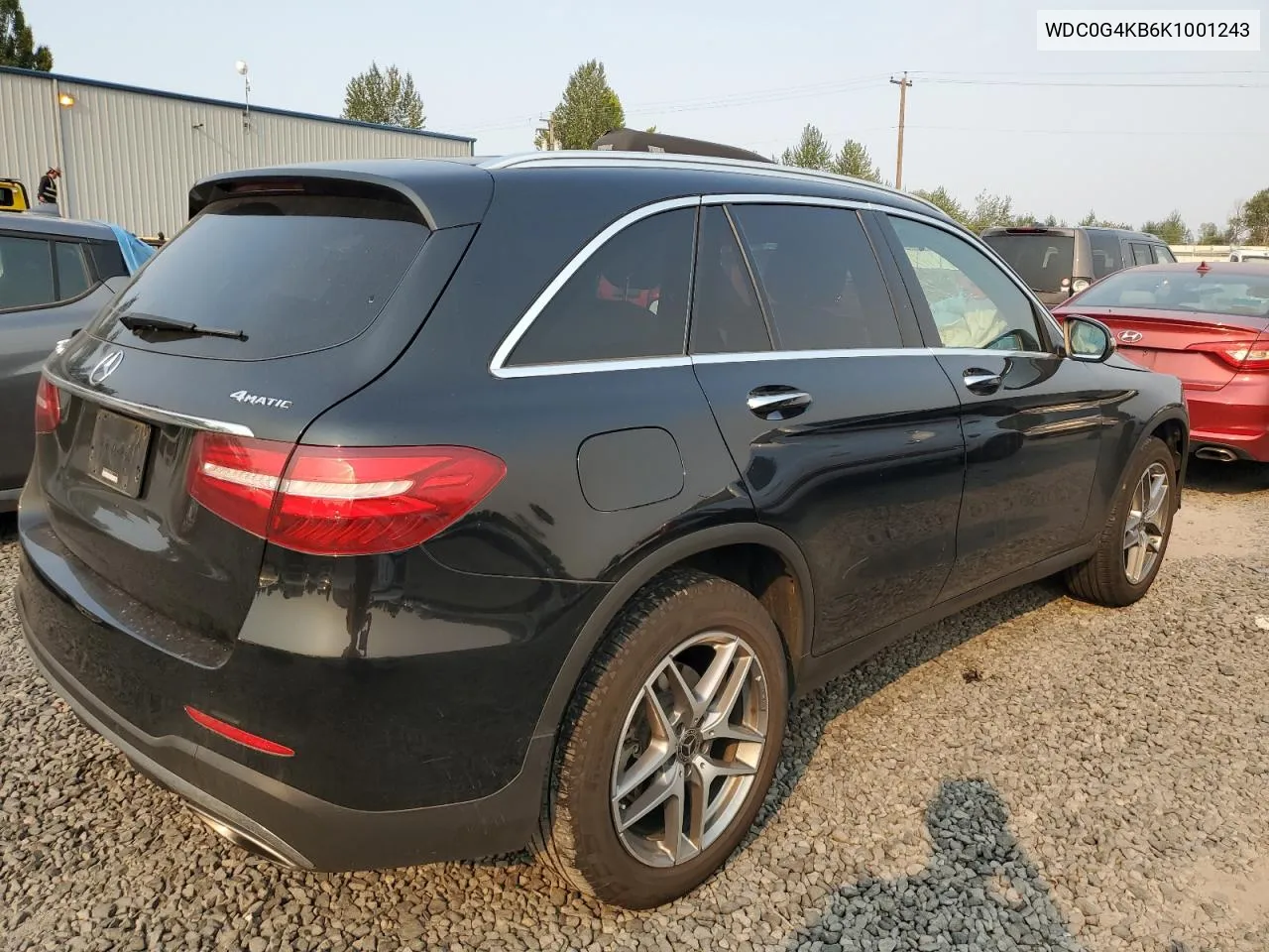 2019 Mercedes-Benz Glc 300 4Matic VIN: WDC0G4KB6K1001243 Lot: 70141024