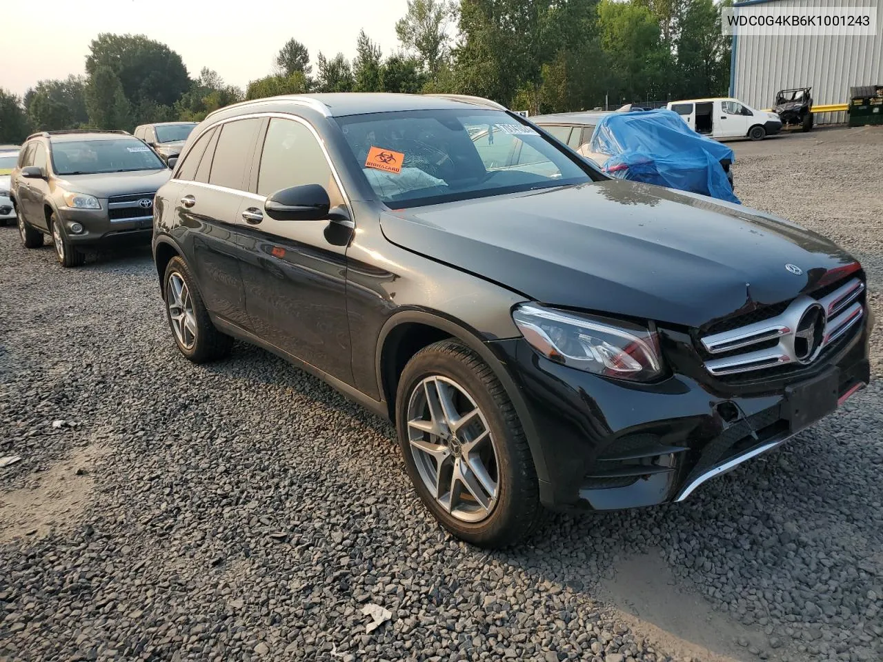 2019 Mercedes-Benz Glc 300 4Matic VIN: WDC0G4KB6K1001243 Lot: 70141024