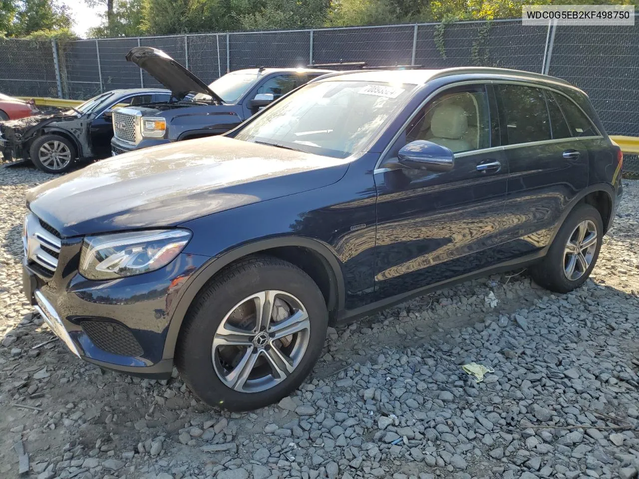 2019 Mercedes-Benz Glc 350E VIN: WDC0G5EB2KF498750 Lot: 70893324