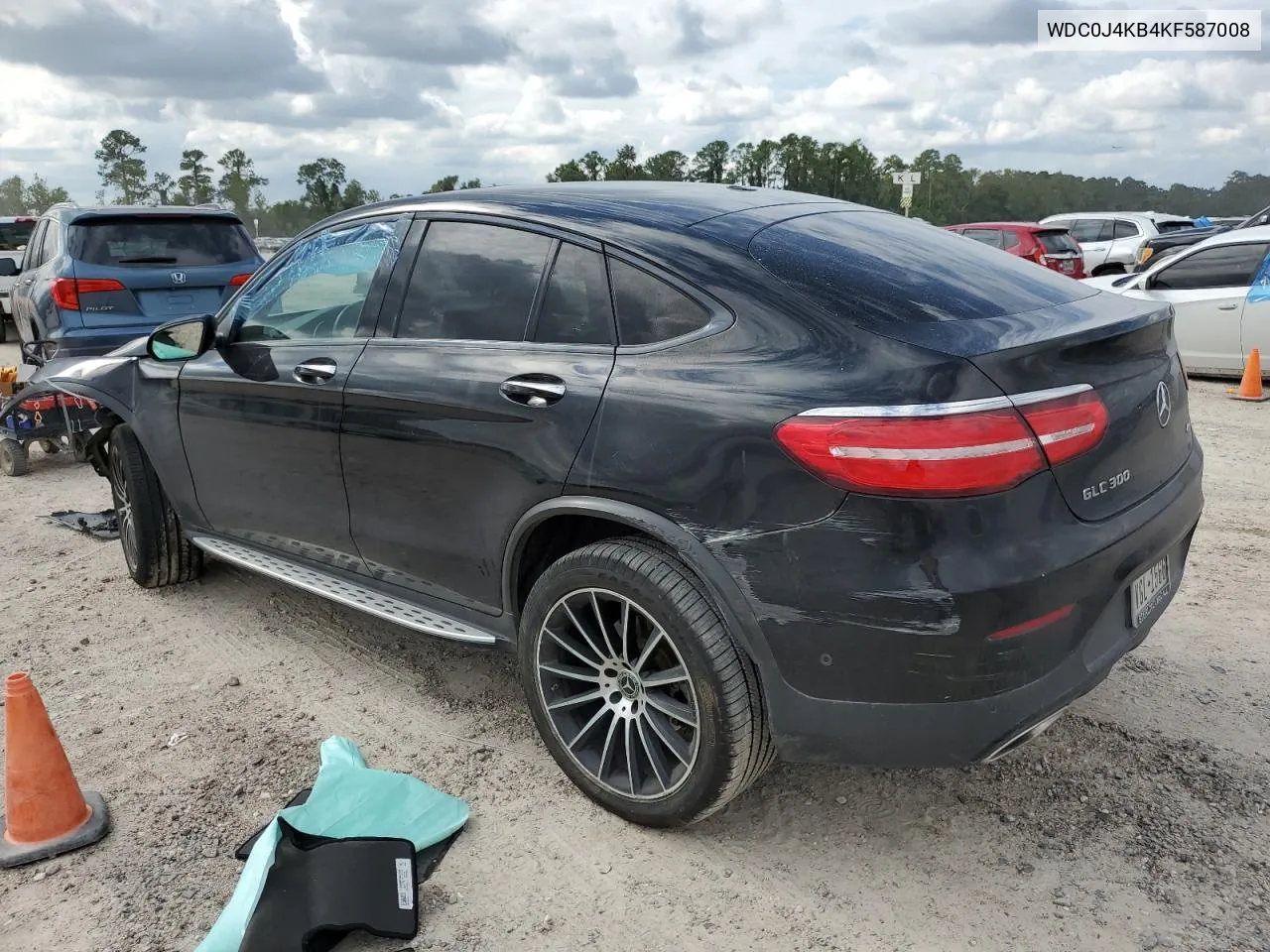 2019 Mercedes-Benz Glc Coupe 300 4Matic VIN: WDC0J4KB4KF587008 Lot: 71043044