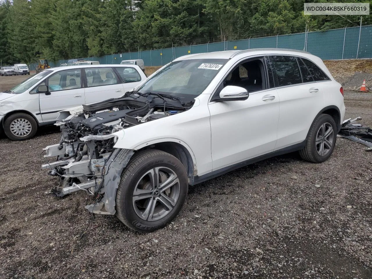 2019 Mercedes-Benz Glc 300 4Matic VIN: WDC0G4KB5KF660319 Lot: 71476374