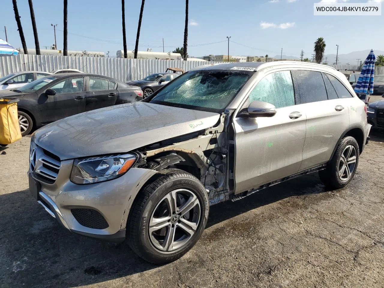 2019 Mercedes-Benz Glc 300 VIN: WDC0G4JB4KV162779 Lot: 71678064