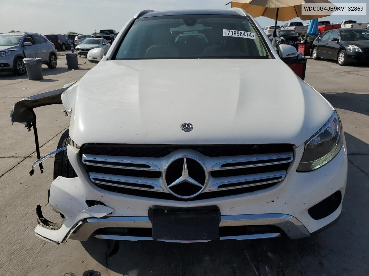 2019 Mercedes-Benz Glc 300 VIN: WDC0G4JB9KV132869 Lot: 71998474