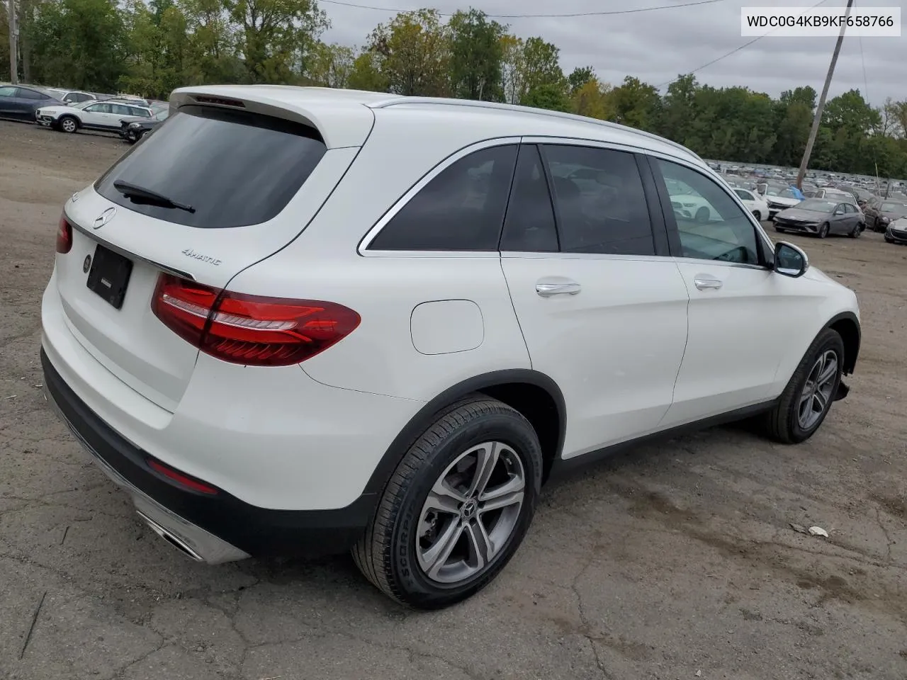 2019 Mercedes-Benz Glc 300 4Matic VIN: WDC0G4KB9KF658766 Lot: 72744794