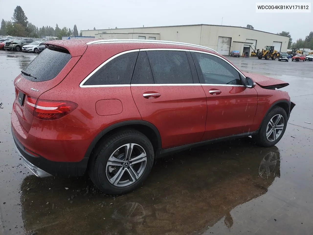 2019 Mercedes-Benz Glc 300 4Matic VIN: WDC0G4KB1KV171812 Lot: 72837614